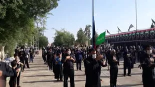شور و شعور حسینی در عزاداری مردم گتوند در روز عاشورا