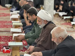 محفل انس با قرآن در چهارباغ برگزار شد+تصاویر