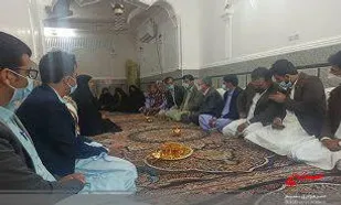 دیدار از خانواده شهید یارمحمدزهی در خاش
