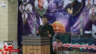شهید حاج قاسم سلیمانی الگوی بی&zwnj;همتای خلوص و خدمت به مردم است