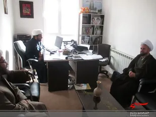 دیدار مسئول نمایندگی ولی فقیه در سپاه کبودراهنگ با رئیس حوزه علمیه برادران