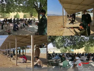 اجرای برنامه حفظ انسجام بسیجیان گردان توپخانه تیپ ۴۸ فتح