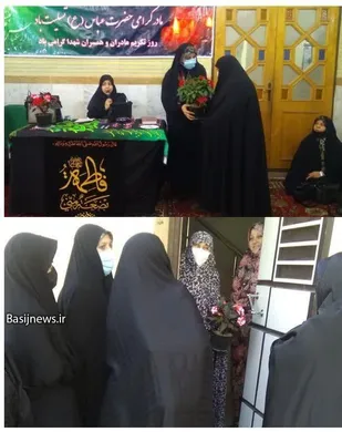 دیدار با 2 همسر شهید در سمنان انجام شد