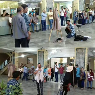 اجرای تئاتر خیابانی &laquo;انگار پیدام نیست&raquo; در شاهرود