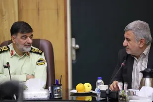 دیدار و گفتگوی سردار رادان و رئیس سازمان بسیج اساتید/ مردانی : تولید علم در راستای تحقق گفتمان انقلاب اسلامی از وظایف محوری بسیج اساتید است