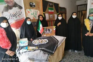 برپایی ایستگاه سلامت  توسط حوزه های مقاومت بسیج حضرت خدیجه (س) ناحیه زاهدان