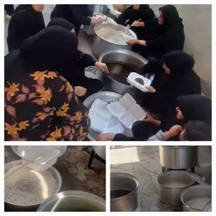 خدمات رسانی گروه جهادی شهید ولی زاده به زائرین در شهر مهران