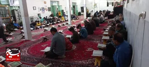 محفل بزرگ انس با قرآن کریم بسیجیان گتوند برگزار شد+عکس