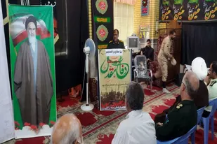 تجلیل از رزمندگان دفاع مقدس آرادان