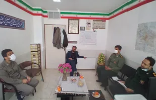 سرکشی و نظارت مسئول سازمان بسیج دانش آموزی استان اصفهان  از حوزه مقاومت بسیج شهید فهمیده مهردشت
