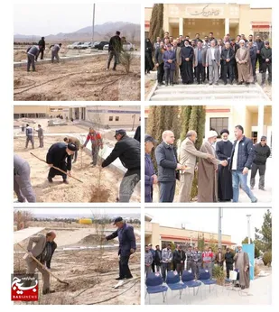 برگزاری آیین غرس نهال به مناسبت روز درختکاری در دانشگاه صنعتی شاهرود