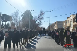مراسم عزاداری و سوگواری به مناسبت شهادت شهید سپهبد حاج قاسم سلیمانی در اردستان