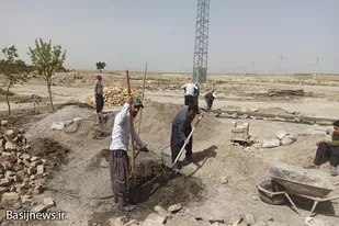 برگزاری اردوی جهادی حوزه امام علی (ع) در مناطق کم&zwnj;برخوردار قهاوند