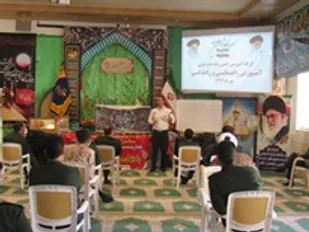 برگزاری کلاس توجیهی راهنمایی رانندگی در ناحیه نایین