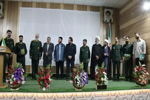 آیین سنگرسپاری فرماندهان بسیج دانش&zwnj;آموزی و بسیج فرهنگیان شهرستان بهار+تصاویر