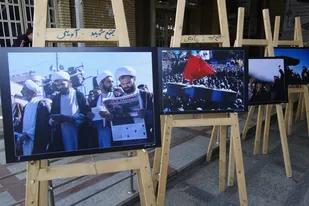 برپایی نمایشگاه عکس در مراسم اولین سالگرد شهید &laquo;همدانی&raquo; در همدان