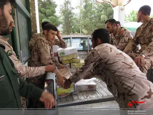 ادامه رزمایش کمک مومنانه به مناسبت 14 خرداد در سپاه عجب شیر