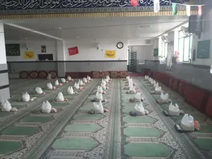 34بسته معیشتی به همت گروه جهادی پایگاه مقاومت بسیج المهدی در اسفراین توزیع شد
