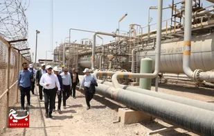 وارد مدار شدن چاه ۳۳ میدان دارخوین برای نخستین بار