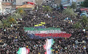برگزاری راهپیمایی یوم الله ۲۲ بهمن در ۴۵ نقطه استان گلستان