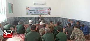 نشست جهاد تبیین به مناسبت هفته عقیدتی سیاسی در یادمان شهدای جهاد عشایر عرب خوزستان