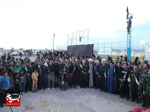 مراسم گلباران قدمگاه رئیس جمهور شهید