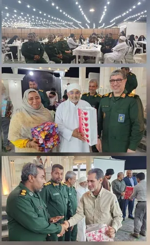 تجلیل از جهادگران شهرستان میناب با حضورسردار امیری جانشین سپاه امام سجاد (ع) هرمزگان