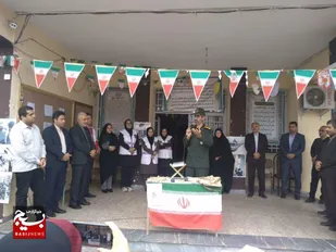 نواخته شدن زنگ مقاومت و ایثار به مناسبت سالروز آزادسازی خرمشهر در عباس آباد