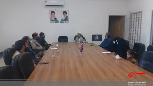 دیدار اعضای شورای جهادی سپاه با امام جمعه رفسنجان بمناسبت هفته بسیج سازندگی