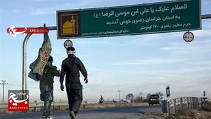 ورود ۷۰ کاروان زائرپیاده ایرانی و عراقی به مشهد در دهه فاطمیه