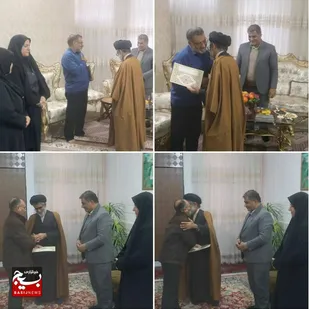 تجلیل از خانواده&zwnj;های جانبازان سازمان جهاد کشاورزی استان در آستانه اعیاد شعبانیه