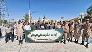  مزار شهید سرباز «امیرعباس نادری» در قمبوان غبارروبی و عطرافشانی شد