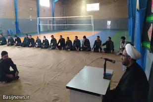 برگزاری مراسم عزاداری سید و سالار شهیدان در سپاه فامنین