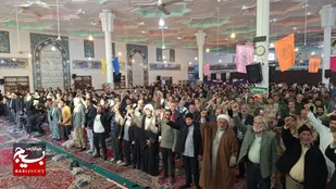 اعلام انزجار بسیجیان تربت&zwnj;جامی از رژیم کودک&zwnj;کش صهیونیستی+فیلم و تصاویر