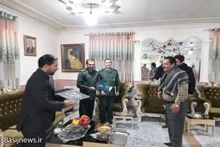 دیدار فرمانده سپاه فامنین با ایثارگران