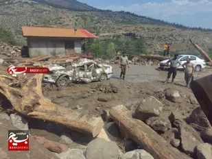 افزایش مفقودی&zwnj;های سیل سوادکوه به ۵ نفر