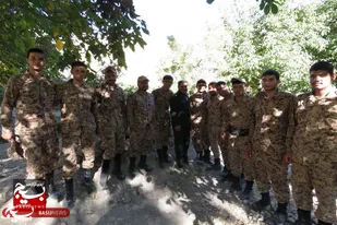برگزاری مراسم روز سرباز در سپاه ناحیه فامنین