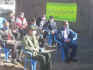 افتتاح قنات روستای کاریزنوی خوسف در هفته بسیج