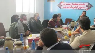 برگزاری جلسه شورای فرماندهان نواحی در سرخه