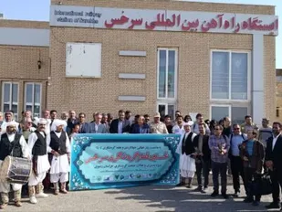 ورود نخستین قطار گردشگری مشهد به سرخس