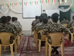 مراسم اختتامیه و اردوی رزمی آموزش تکمیلی گردان بیت المقدس برگزار شد