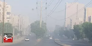 وضعیت قرمز آلودگی هوا در ۲ شهر خوزستان