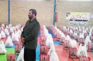 نمایش مواسات و کمک مومنانه به همت سپاه امام رضا(ع) شهرستان البرز