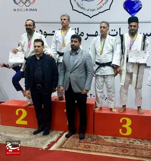 مقام سوم جودوکار بسیجی  ایذه ای در مسابقات پیشکسوتان کشور