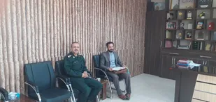 جلسه مسئول بسیج حقوق دانان استان سمنان با فرماندهی سپاه ناحیه شاهرود