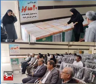 اهدای ۳۰ دستگاه کولر آبی به نیازمندان تایبادی
