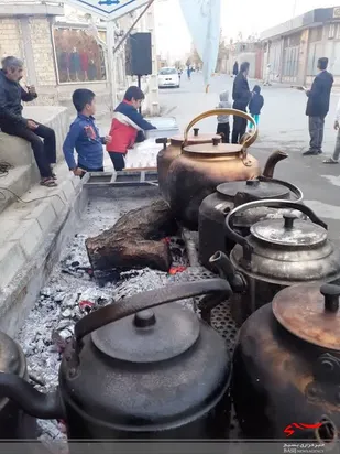 برپایی ایستگاه صلواتی در وردنجان