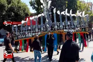 برگزاری آیین عزاداری تاسوعای حسینی در اسدآباد