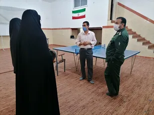 بازدیدفرمانده ناحیه مرکزی از پایگاه ولایت