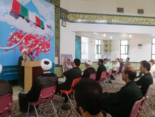 گرامیداشت هفته دفاع مقدس و یادواره شهید گمنام دانشکده شهید مطهری تفت